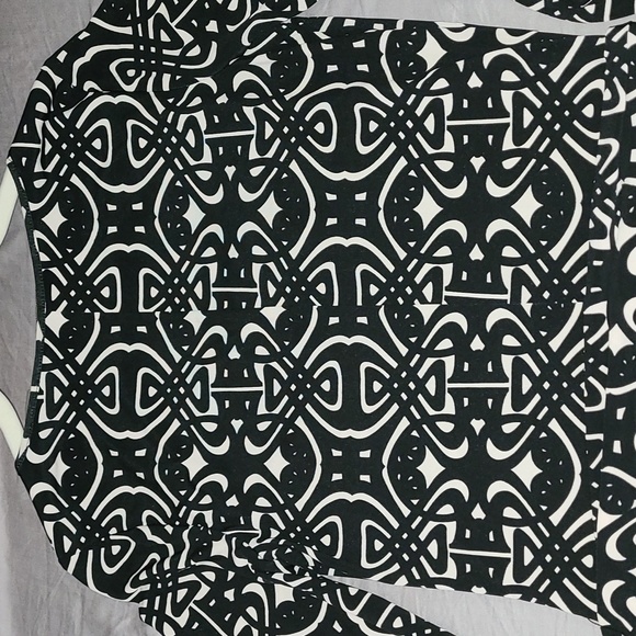 Laundry by Design Graphic Mod Print Mini Dress Size 4 Black & White - Picture 5 of 9